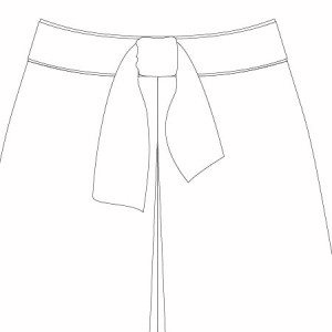 Emily Culottes PDF Pattern Waist Tie Option