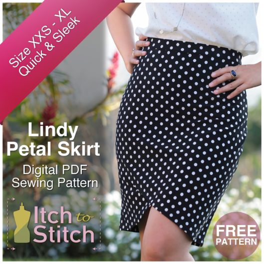 Itch To Stitch Digital Sewing Pattern Lindy Petal Skirt