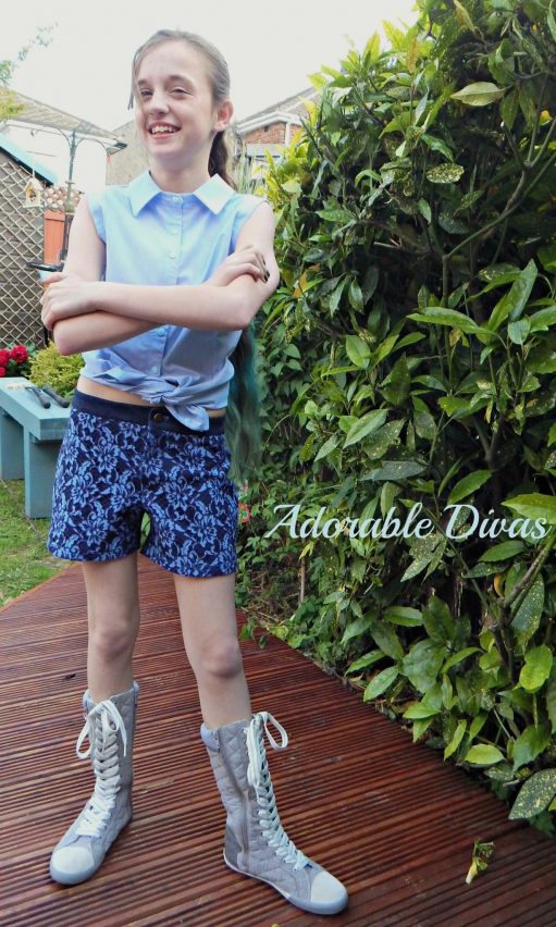Angelia Shorts PDF Sewing Pattern - View A