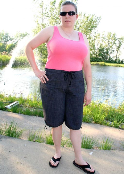 Angelia Shorts PDF Sewing Pattern - View C