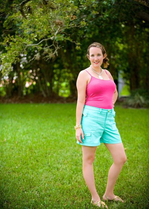 Angelia Shorts PDF Sewing Pattern - View B