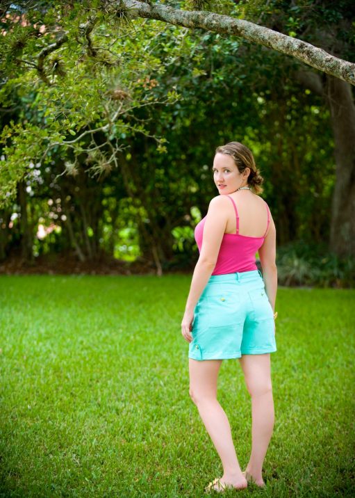 Angelia Shorts PDF Sewing Pattern - View B