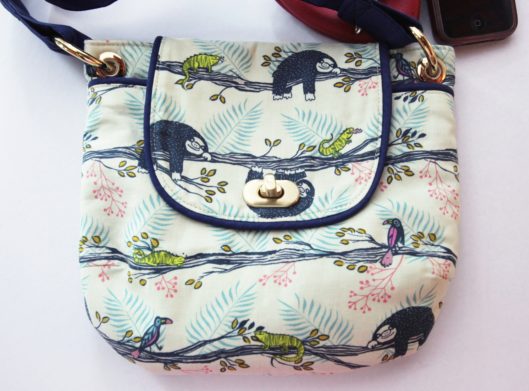 Gatherer Crossbody Bag by Noodlehead Gatherer Crossbody Bag by Noodle Head in Cotton + Steel Honeymoon Lazy Day Fabric
