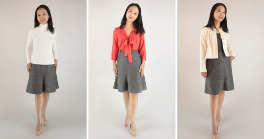 Zamora Blouse, Salamanca Cropped Jacket, Hepburn Turtleneck, Seville Skirt PDF Sewing Pattern Release