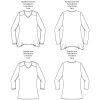 Arenal Top PDF Sewing Pattern Line Drawings