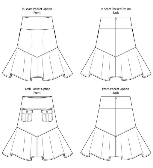 Vientiane Skirt Digital Sewing Pattern (PDF) - Image 5