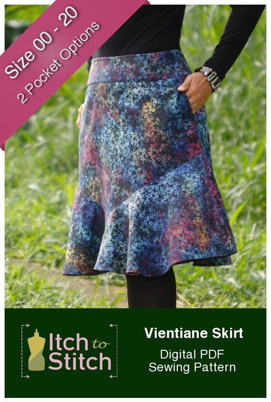 Itch to Stitch Vientiane Skirt PDF Sewing Pattern