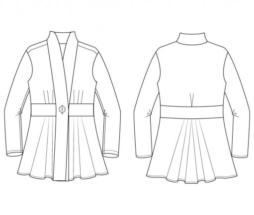 Paro Cardigan Digital Sewing Pattern (PDF) - Image 7