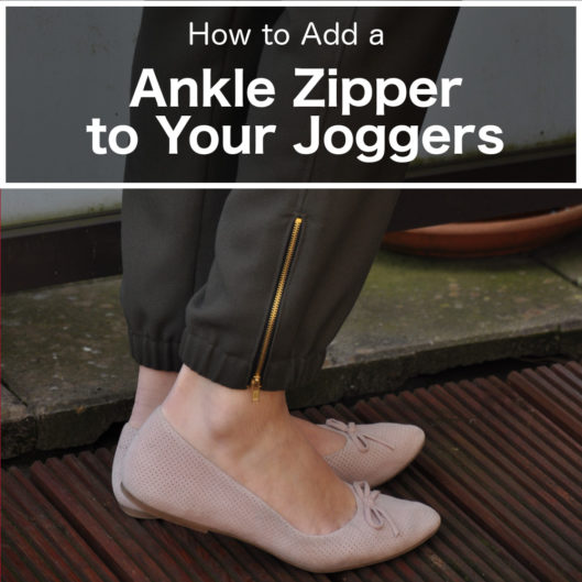 Tierras Woven Joggers with Ankle Zippers Tutorial