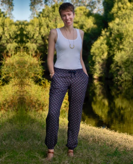 Itch to Stitch Tierras Woven Joggers PDF Sewing Pattern