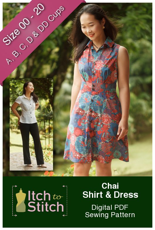 New Pattern: Chai Shirt & Dress Itch to Stitch Chai Shirt & Dress PDF Sewing Pattern