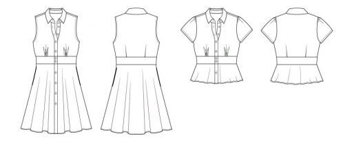 Chai Shirt & Dress Digital Sewing Pattern (PDF) - Image 9