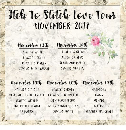 Itch to Stitch Love Blog Tour