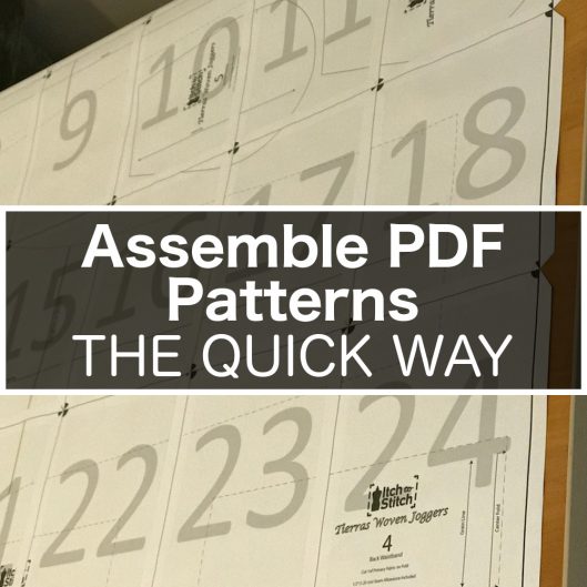 Assemble PDF Patterns the Quick Way Assemble PDF Pattern the Quick Way