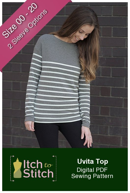 Itch to Stitch Uvita Top PDF Sewing Pattern - Free Pattern