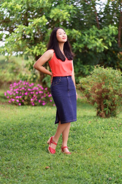 Itch to Stitch Danube Jean Skirt PDF Sewing Pattern