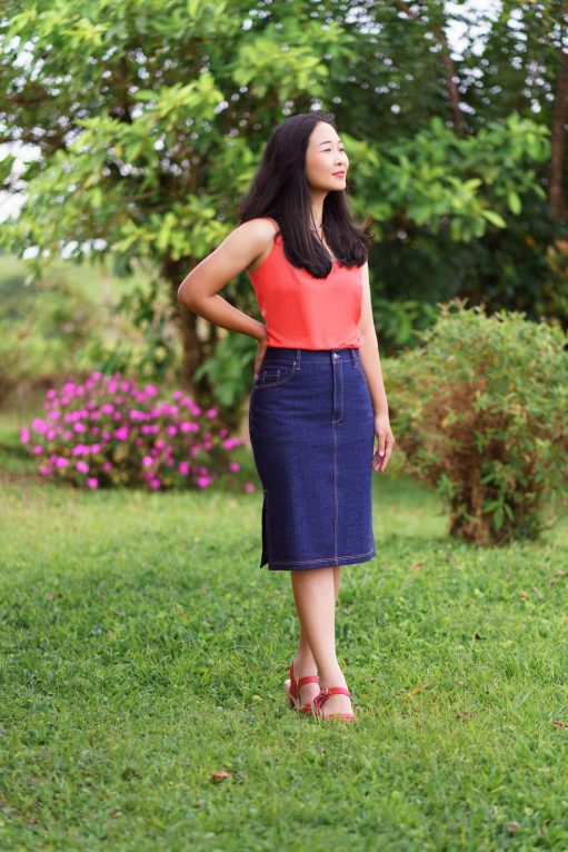 Itch to Stitch Danube Jean Skirt PDF Sewing Pattern
