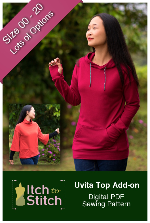 Introducing the Uvita Top Add-on Uvita Top Add on PDF Sewing Pattern