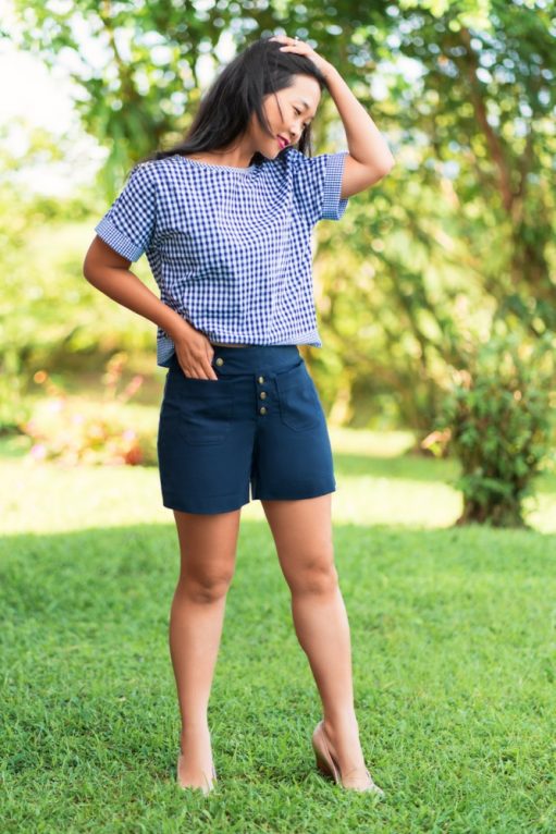 Itch to Stitch Hermosa Shorts PDF Sewing Pattern Short Length 1