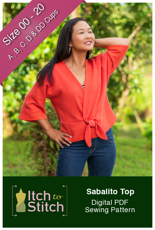 New Pattern: Sabalito Top Itch to Stitch Sabalito Top PDF Sewing Pattern