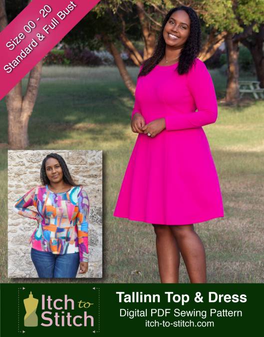 New Pattern: Tallinn Top & Dress Itch to Stitch Tallinn Top & Dress Dress Sewing Pattern