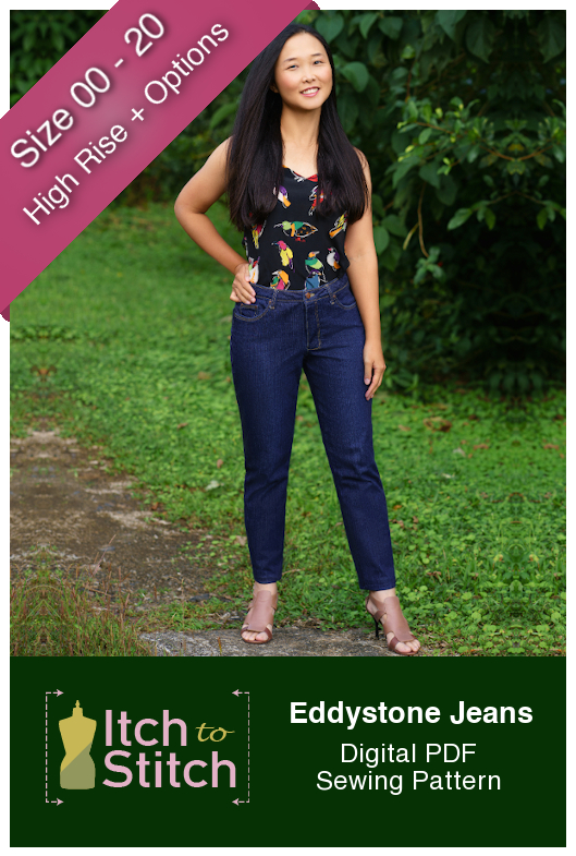 New Pattern: Eddystone Jeans Itch to Stitch Eddystone Jeans PDF Sewing Pattern