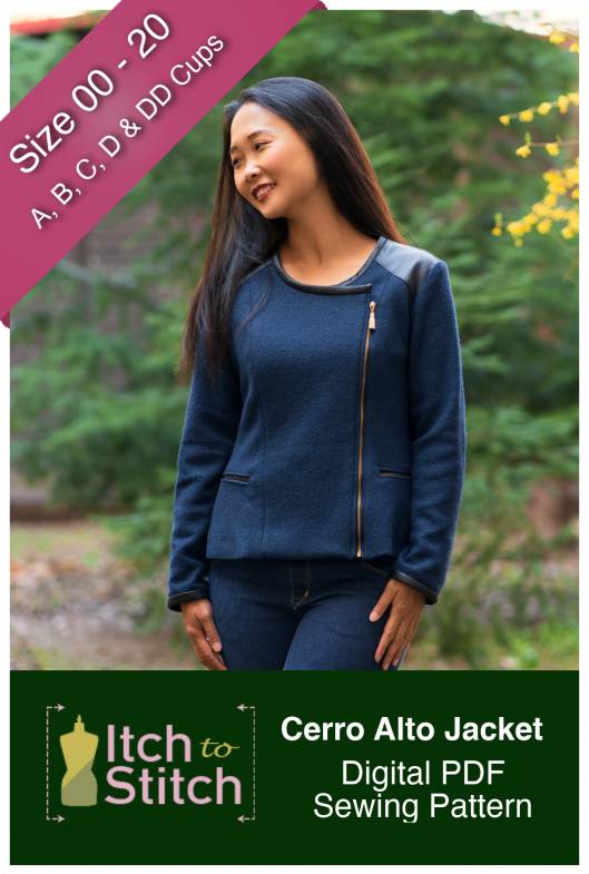 New Pattern: Cerro Alto Jacket Itch to Stitch Cerro Alto Jacket PDF Sewing Pattern