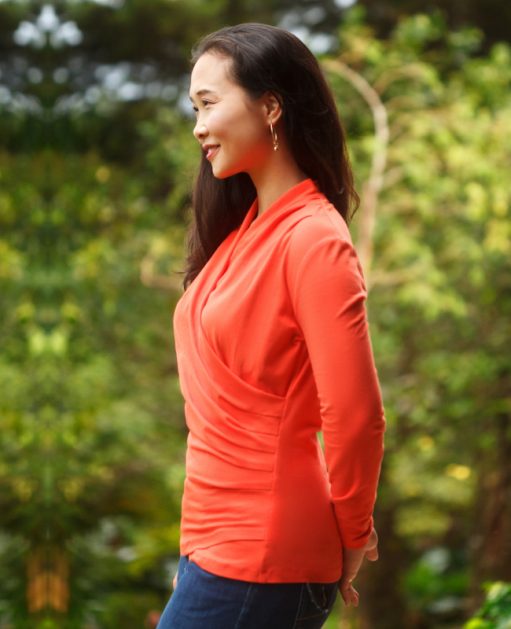 Itch to Stitch Brasov Wrap Top PDF Sewing Pattern