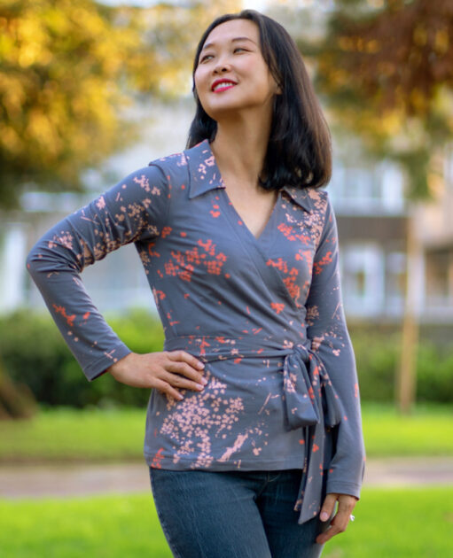 Itch to Stitch Coimbra Wrap Top PDF Sewing Pattern