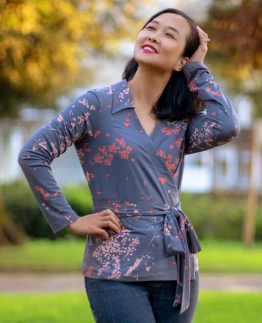 Itch to Stitch Coimbra Wrap Top PDF Sewing Pattern